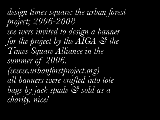 the urban forest project caption